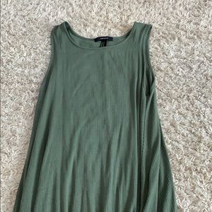 forever 21 hunter green slip on dress